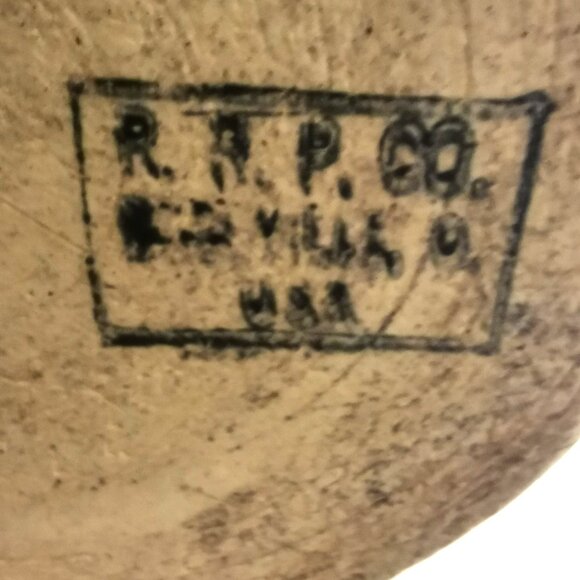 Antique RRP Co Roseville Ohio Stoneware Crock 5.5" - Early 1920s Pottery Jar - Picture 10 of 10